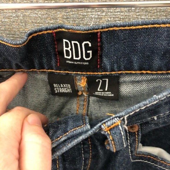 BDG high rise button fly relaxed straight jeans - Picture 3 of 6